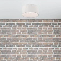 Clark 1 Light Brushed Nickel Semi Flush Mount by Livex Lighting -Livex Lighting shop brushed nickel livex lighting flush mount lights 41097 91 40 1000