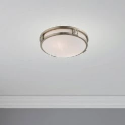 Titania 2 Light Brushed Nickel Flush Mount by Livex Lighting -Livex Lighting shop brushed nickel livex lighting flush mount lights 4487 91 40 1000