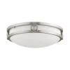Titania 2 Light Brushed Nickel Flush Mount by Livex Lighting