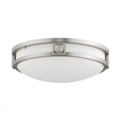 Titania 2 Light Brushed Nickel Flush Mount by Livex Lighting