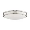 Titania 3 Light Brushed Nickel Flush Mount by Livex Lighting
