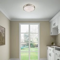 Titania 3 Light Brushed Nickel Flush Mount by Livex Lighting -Livex Lighting shop brushed nickel livex lighting flush mount lights 4488 91 a0 1000