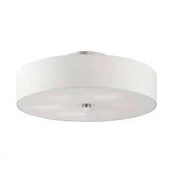Meridian 6 Light Brushed Nickel Semi Flush Mount by Livex Lighting 18 Meridian 6 Light Brushed Nickel Semi Flush Mount by Livex Lighting -Livex Lighting shop brushed nickel livex lighting flush mount lights 45798 91 1f 1000
