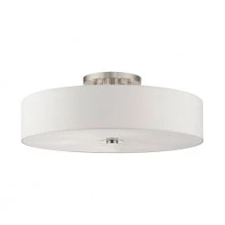 Meridian 6 Light Brushed Nickel Semi Flush Mount by Livex Lighting 17 Meridian 6 Light Brushed Nickel Semi Flush Mount by Livex Lighting -Livex Lighting shop brushed nickel livex lighting flush mount lights 45798 91 4f 1000