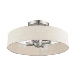 Venlo 4 Light Brushed Nickel Semi Flush Mount by Livex Lighting 18 Venlo 4 Light Brushed Nickel Semi Flush Mount by Livex Lighting -Livex Lighting shop brushed nickel livex lighting flush mount lights 46037 91 44 1000