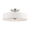 Venlo 4 Light Brushed Nickel Semi Flush Mount by Livex Lighting