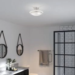 Newburgh 2 Light Brushed Nickel Semi Flush Mount by Livex Lighting -Livex Lighting shop brushed nickel livex lighting flush mount lights 4823 91 40 1000