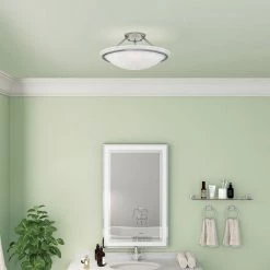 Providence 3-Light Ceiling Brushed Nickel Incandescent Semi-Flush Mount by Livex Lighting -Livex Lighting shop brushed nickel livex lighting flush mount lights 4824 91 a0 1000