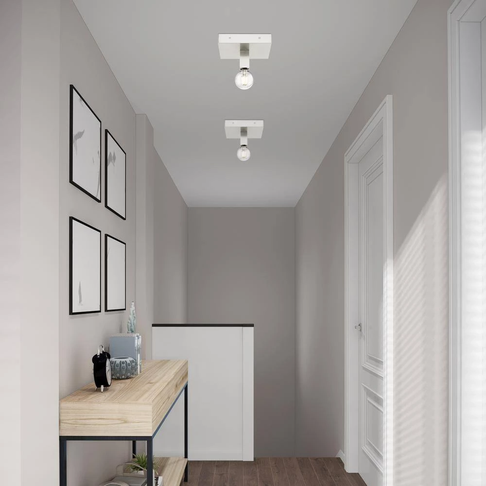 Solna 1 Light Brushed Nickel Flush Mount by Livex Lighting 5 Solna 1 Light Brushed Nickel Flush Mount by Livex Lighting - Image 5