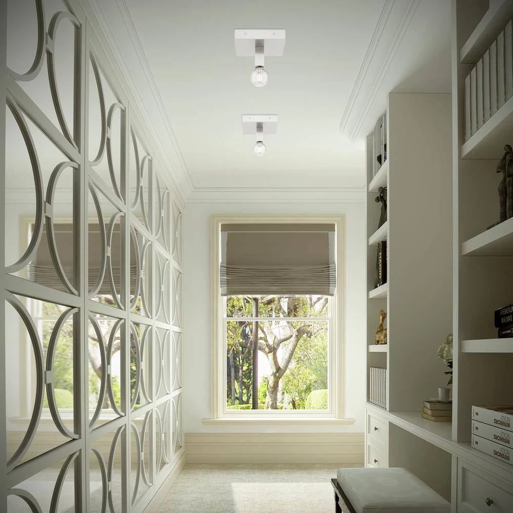 Solna 1 Light Brushed Nickel Flush Mount by Livex Lighting 3 Solna 1 Light Brushed Nickel Flush Mount by Livex Lighting - Image 3