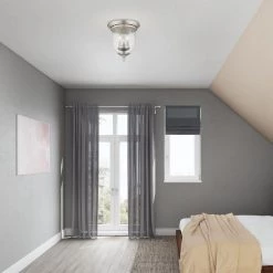 Legacy 3 Light Brushed Nickel Flush Mount by Livex Lighting -Livex Lighting shop brushed nickel livex lighting flush mount lights 5024 91 1d 1000