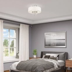 Carlisle 3 Light Brushed Nickel Semi Flush Mount by Livex Lighting -Livex Lighting shop brushed nickel livex lighting flush mount lights 51027 91 40 1000