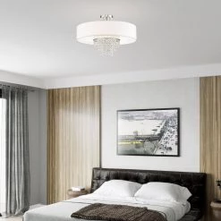 Carlisle 5 Light Brushed Nickel Semi Flush Mount by Livex Lighting -Livex Lighting shop brushed nickel livex lighting flush mount lights 51029 91 1d 1000