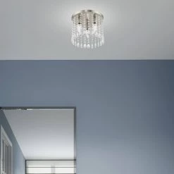 Elizabeth 3 Light Brushed Nickel Semi Flush Mount by Livex Lighting -Livex Lighting shop brushed nickel livex lighting flush mount lights 51067 91 a0 1000