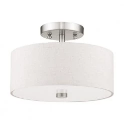 Meridian 2 Light Brushed Nickel Semi Flush Mount by Livex Lighting 11 Meridian 2 Light Brushed Nickel Semi Flush Mount by Livex Lighting -Livex Lighting shop brushed nickel livex lighting flush mount lights 52133 91 c3 1000
