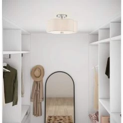 Solstice 3 Light Brushed Nickel Semi Flush Mount by Livex Lighting -Livex Lighting shop brushed nickel livex lighting flush mount lights 58063 91 40 1000