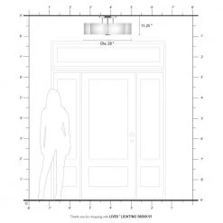 Solstice 6 Light Brushed Nickel Semi Flush Mount by Livex Lighting -Livex Lighting shop brushed nickel livex lighting flush mount lights 58069 91 66 1000