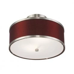 Park Ridge 2 Light Brushed Nickel Semi Flush Mount by Livex Lighting 20 Park Ridge 2 Light Brushed Nickel Semi Flush Mount by Livex Lighting -Livex Lighting shop brushed nickel livex lighting flush mount lights 60412 91 1f 1000