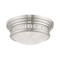 Berwick 3 Light Brushed Nickel Flush Mount by Livex Lighting -Livex Lighting shop brushed nickel livex lighting flush mount lights 73053 91 4f 1000