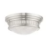 Berwick 3 Light Brushed Nickel Flush Mount by Livex Lighting