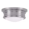 Astor 2 Light Brushed Nickel Flush Mount by Livex Lighting