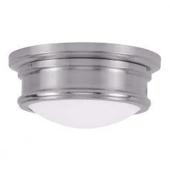 Astor 2 Light Brushed Nickel Flush Mount by Livex Lighting