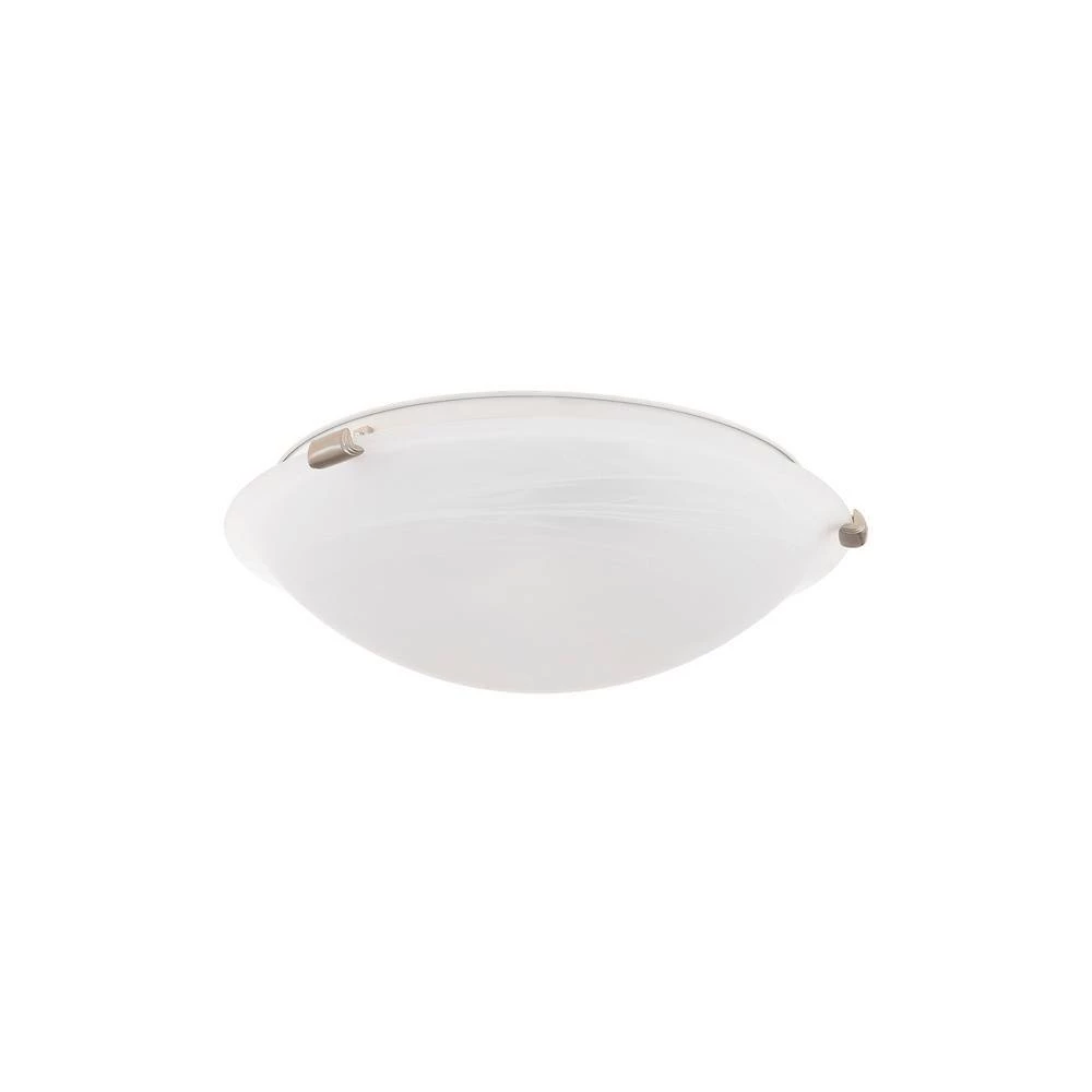 Oasis 3 Light Brushed Nickel Flush Mount by Livex Lighting 4 Oasis 3 Light Brushed Nickel Flush Mount by Livex Lighting - Image 4