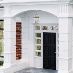 Monterey 3 Light Brushed Nickel Outdoor Pendant Lantern by Livex Lighting -Livex Lighting shop brushed nickel livex lighting outdoor pendant lights 2355 91 a0 1000