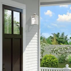 Nyack 1 Light Brushed Nickel Outdoor Wall Sconce by Livex Lighting 13 Nyack 1 Light Brushed Nickel Outdoor Wall Sconce by Livex Lighting -Livex Lighting shop brushed nickel livex lighting outdoor sconces 20581 91 66 1000