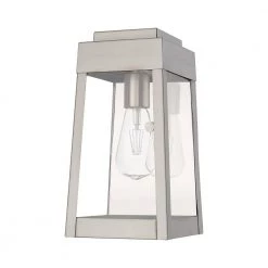 Oslo 1 Light Brushed Nickel Outdoor Wall Sconce by Livex Lighting 15 Oslo 1 Light Brushed Nickel Outdoor Wall Sconce by Livex Lighting -Livex Lighting shop brushed nickel livex lighting outdoor sconces 20852 91 c3 1000