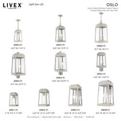 Oslo 1 Light Brushed Nickel Outdoor Wall Sconce by Livex Lighting 21 Oslo 1 Light Brushed Nickel Outdoor Wall Sconce by Livex Lighting -Livex Lighting shop brushed nickel livex lighting outdoor sconces 20852 91 d4 1000