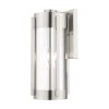 Sheridan 3 Light Brushed Nickel Outdoor Wall Sconce by Livex Lighting