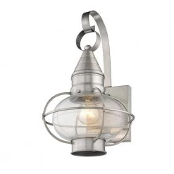 Newburyport 1 Light Brushed Nickel Outdoor Wall Sconce by Livex Lighting 15 Newburyport 1 Light Brushed Nickel Outdoor Wall Sconce by Livex Lighting -Livex Lighting shop brushed nickel livex lighting outdoor sconces 26901 91 1f 1000