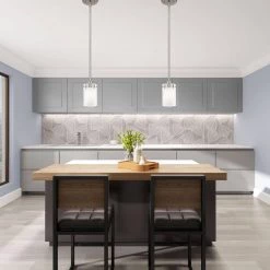 Manhattan 1 Light Brushed Nickel Mini Pendant by Livex Lighting -Livex Lighting shop brushed nickel livex lighting pendant lights 1540 91 1d 1000