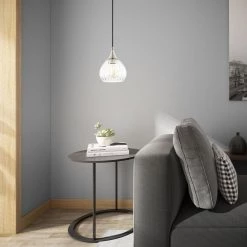 Art Glass Mini Pendants 1 Light Brushed Nickel Mini Pendant by Livex Lighting -Livex Lighting shop brushed nickel livex lighting pendant lights 40601 91 fa 1000