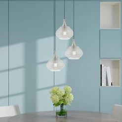 Art Glass Mini Pendants 1 Light Brushed Nickel Mini Pendant by Livex Lighting -Livex Lighting shop brushed nickel livex lighting pendant lights 40643 91 40 1000