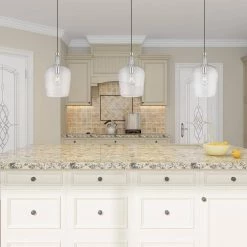 Art Glass Mini Pendants 1 Light Brushed Nickel Mini Pendant by Livex Lighting -Livex Lighting shop brushed nickel livex lighting pendant lights 41237 91 1d 1000