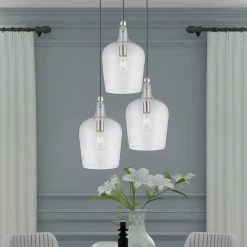 Art Glass Mini Pendants 1 Light Brushed Nickel Mini Pendant by Livex Lighting -Livex Lighting shop brushed nickel livex lighting pendant lights 41237 91 40 1000