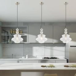 Art Glass Mini Pendants 1 Light Brushed Nickel Mini Pendant by Livex Lighting 14 Art Glass Mini Pendants 1 Light Brushed Nickel Mini Pendant by Livex Lighting -Livex Lighting shop brushed nickel livex lighting pendant lights 41238 91 a0 1000