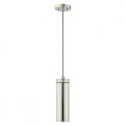 Art Glass Mini Pendants 1 Light Brushed Nickel Mini Pendant by Livex Lighting 16 Art Glass Mini Pendants 1 Light Brushed Nickel Mini Pendant by Livex Lighting -Livex Lighting shop brushed nickel livex lighting pendant lights 41241 91 c3 1000