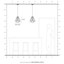 Geometric Shade Mini Pendants 1 Light Brushed Nickel Mini Pendant by Livex Lighting -Livex Lighting shop brushed nickel livex lighting pendant lights 41324 91 77 1000