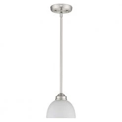 Somerset 1 Light Brushed Nickel Mini Pendant by Livex Lighting -Livex Lighting shop brushed nickel livex lighting pendant lights 4210 91 c3 1000