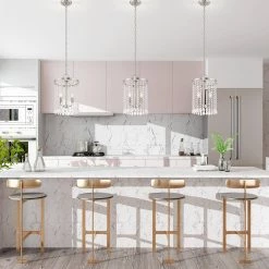 Elizabeth 2 Light Brushed Nickel Mini Pendant by Livex Lighting -Livex Lighting shop brushed nickel livex lighting pendant lights 51063 91 1d 1000