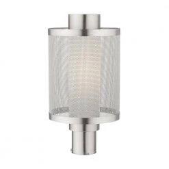 Nottingham 1 Light Brushed Nickel Outdoor Post Top Lantern by Livex Lighting -Livex Lighting shop brushed nickel livex lighting post light sets 20686 91 44 1000