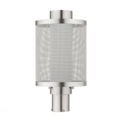 Nottingham 1 Light Brushed Nickel Outdoor Post Top Lantern by Livex Lighting -Livex Lighting shop brushed nickel livex lighting post light sets 20686 91 c3 1000