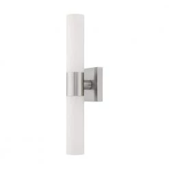 Aero 2 Light Brushed Nickel ADA Bath Vanity by Livex Lighting -Livex Lighting shop brushed nickel livex lighting vanity lighting 10102 91 c3 1000