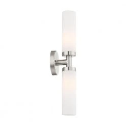 Aero 2 Light Brushed Nickel ADA Bath Vanity by Livex Lighting -Livex Lighting shop brushed nickel livex lighting vanity lighting 10104 91 44 1000