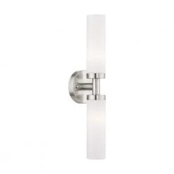 Aero 2 Light Brushed Nickel ADA Bath Vanity by Livex Lighting