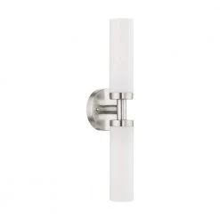 Aero 2 Light Brushed Nickel ADA Bath Vanity by Livex Lighting -Livex Lighting shop brushed nickel livex lighting vanity lighting 10104 91 c3 1000