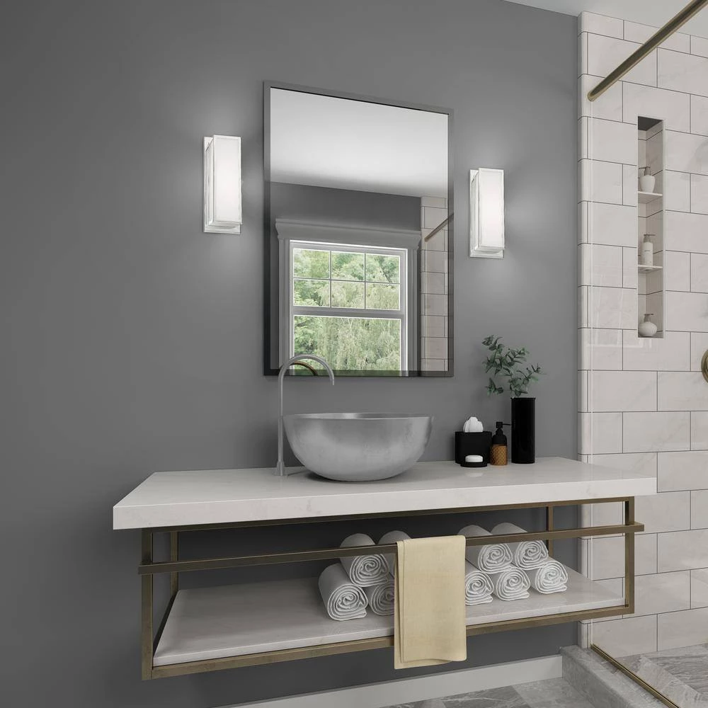 Sutter LED Light Brushed Nickel ADA Bath Vanity by Livex Lighting 4 Sutter LED Light Brushed Nickel ADA Bath Vanity by Livex Lighting - Image 4